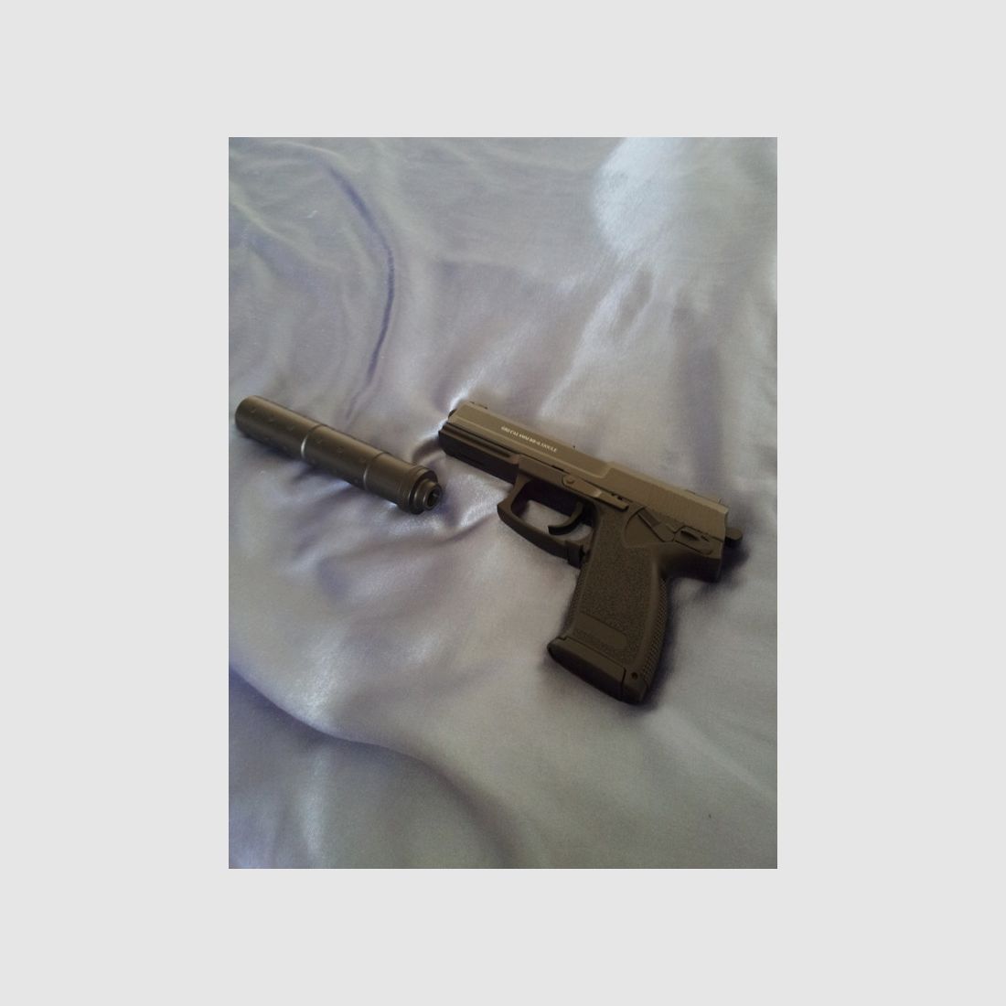 Softairsammlung - HK MP5K, Glock 17, HK P8, MK23, Desert Eagle mit Zubehör