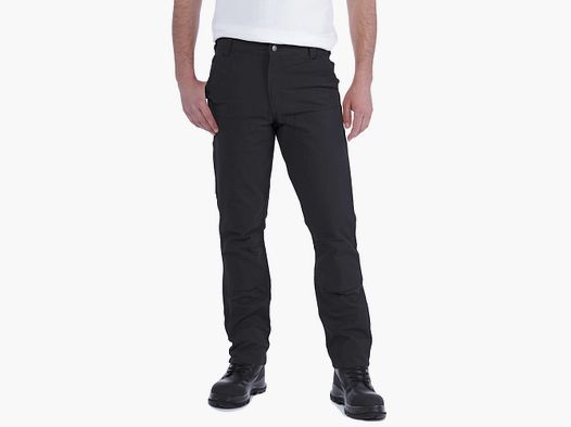 Carhartt Stretch Duck Pantalones de Doble Frente para Hombre Negro W33/L34