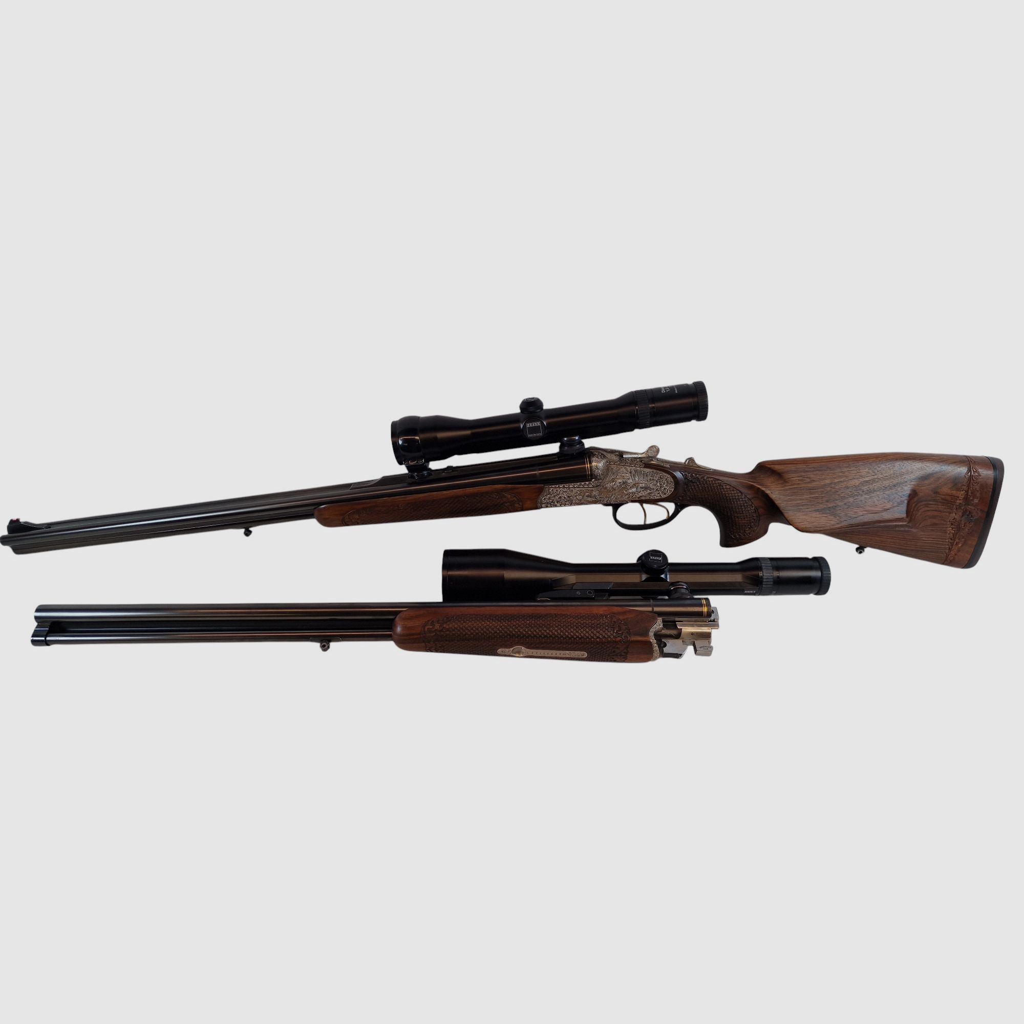 Krieghoff Neptun Primus Classic mit Doppelbüchsdrillings Laufbündel