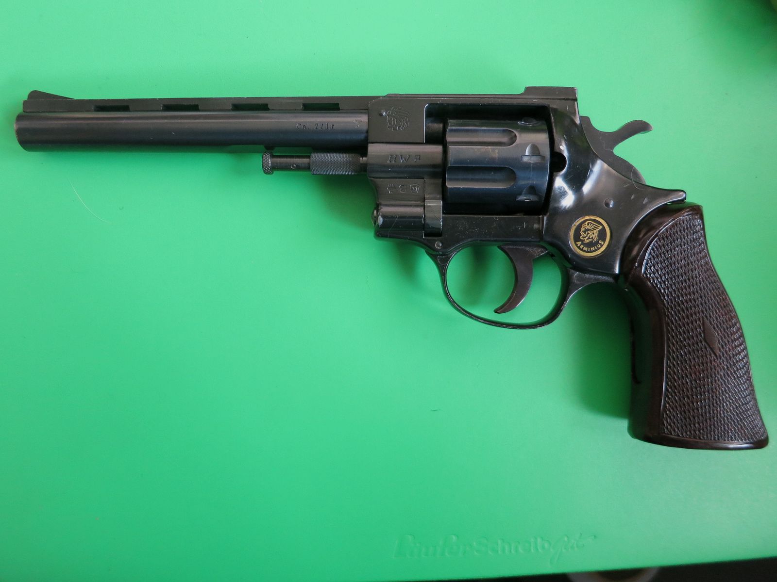 Weihrauch (Arminius) HW7, 7" barrel, .22lr, trap shooting and sport revolver #96