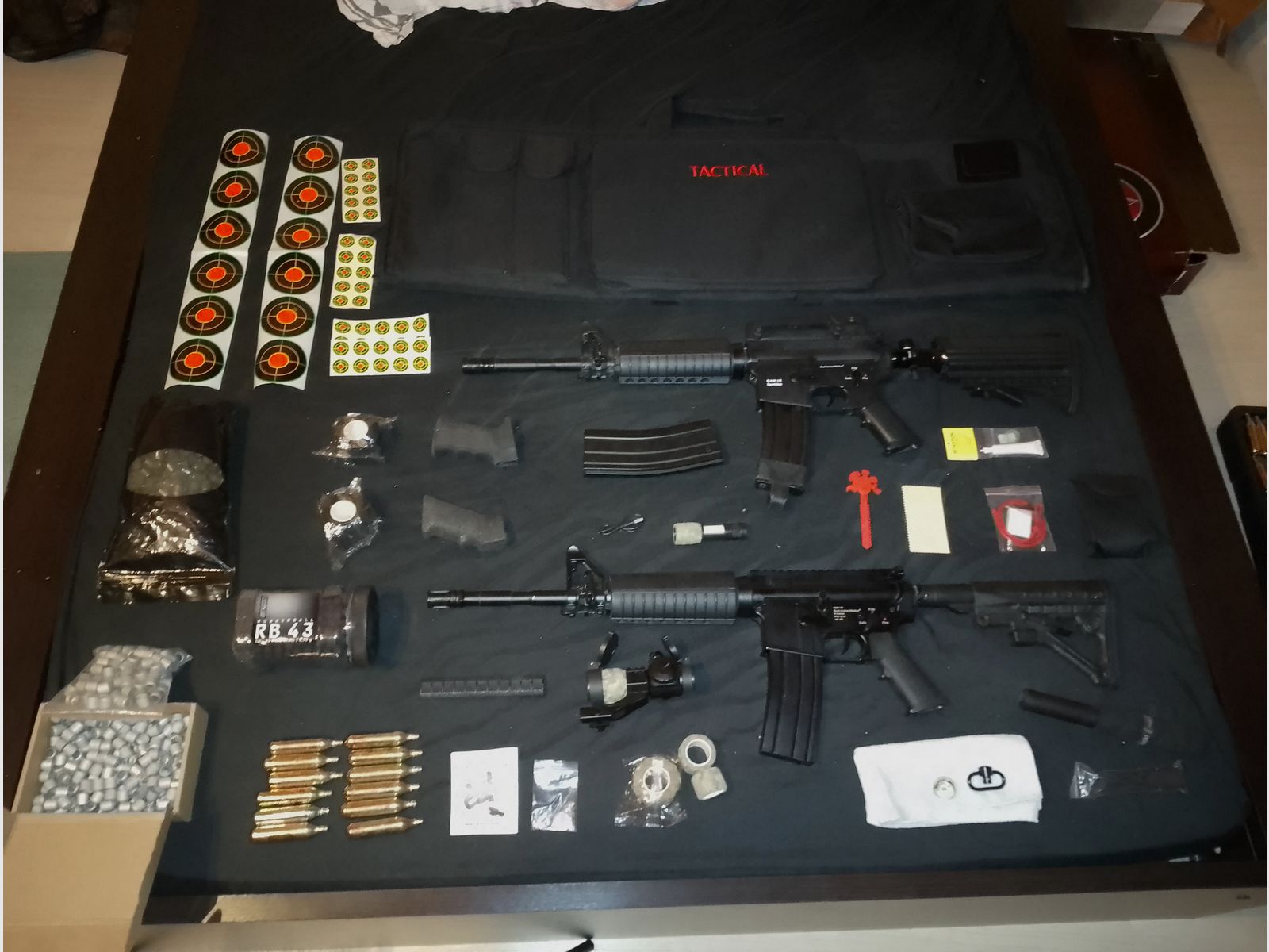Aus Sammlung 2x .43 RAM Makierer Sturmgewehr 1R Gewehr Umarex CO2 Druckluft Set Tausch inzahlungsnahme PCP Luftgewehr Pressluft 