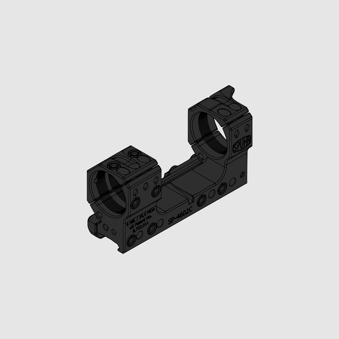 Spuhr Blockmontage 34 Gen3 H 38 / 21 mm 6MIL PIC