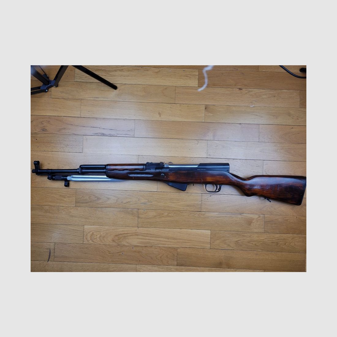 Sehr schöne Selbstladebüchse SKS 45 – URSS – Tula 1953 – Kal. 7,62X39 – 10 Schuss – Noch in seiner Cosmoline – Neuwertig, Bild 2 von 26