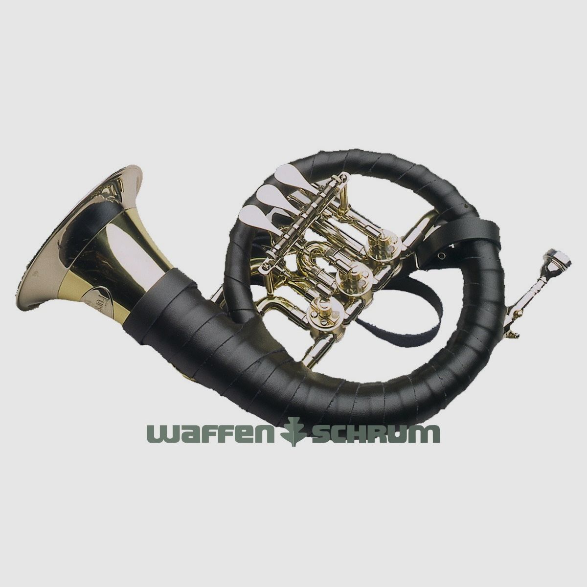 Dotzauer Fürst-Pless-Ventilhorn de luxe Neusilbergarn., Einbrennl.(18915)