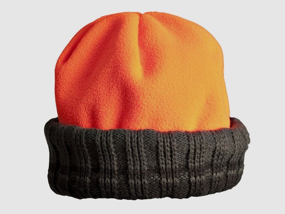 Browning Wendemütze Polarfleece Grün / Orange
