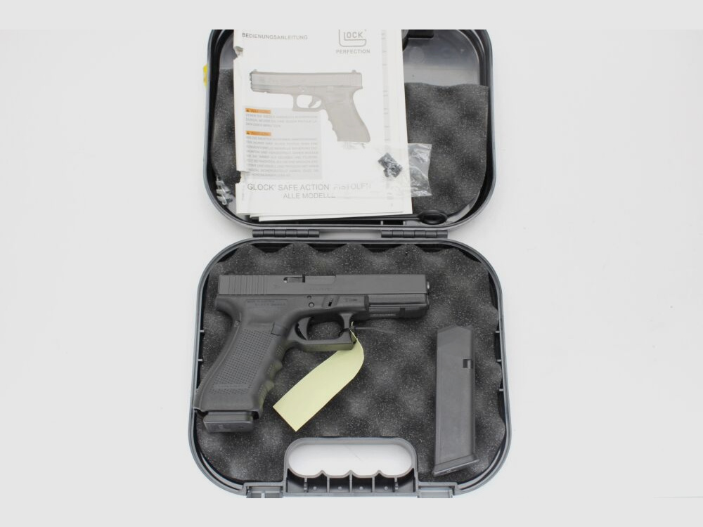 Glock 17 GEN 4 mit überarbeitetem Abzug	 9mmLuger