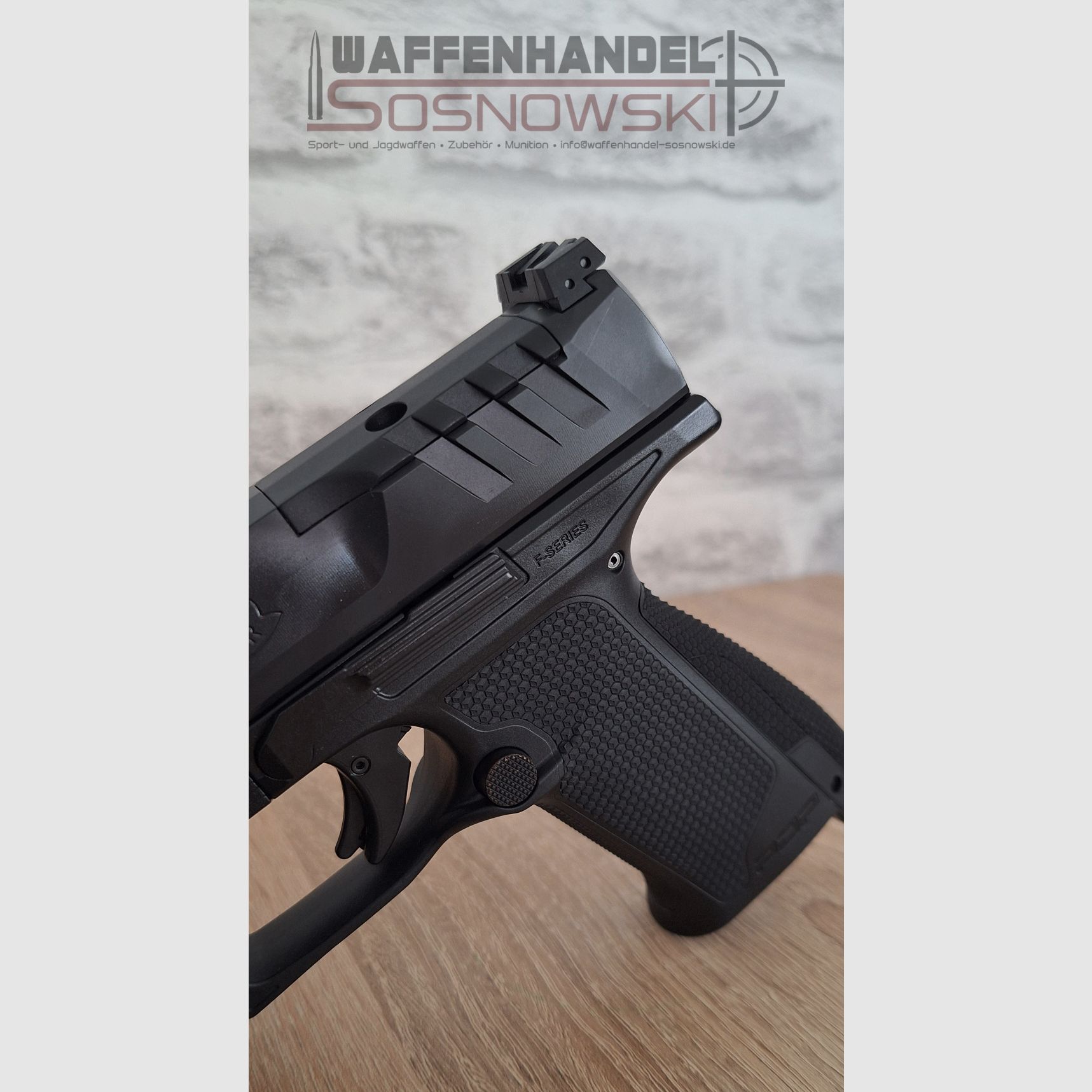 Pistola Walther PDP F-Serie OR 4" Femenina 9mm Luger