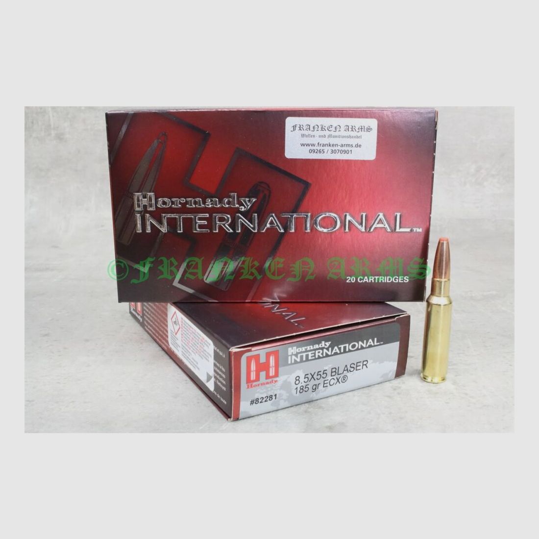 Hornady ECX 8,5x55 Blaser 185gr. 12,0g 20 stuks ECX