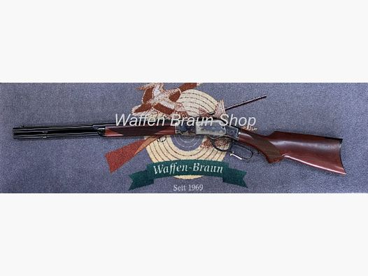 Rifle de acción de palanca Uberti Mod 1873 Half Octag. Espec. Rifle deportivo 357 Mag 20 pulgadas Color Case