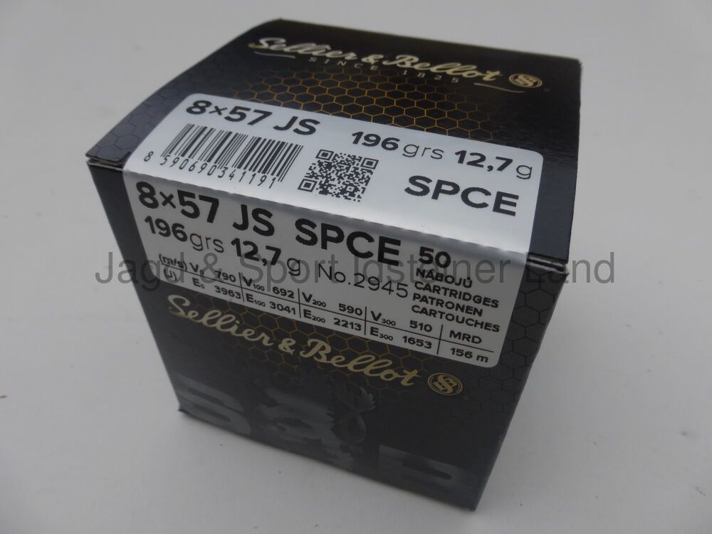 Sellier & Bellot 196grs, SPCE (softpoint cutted edge)