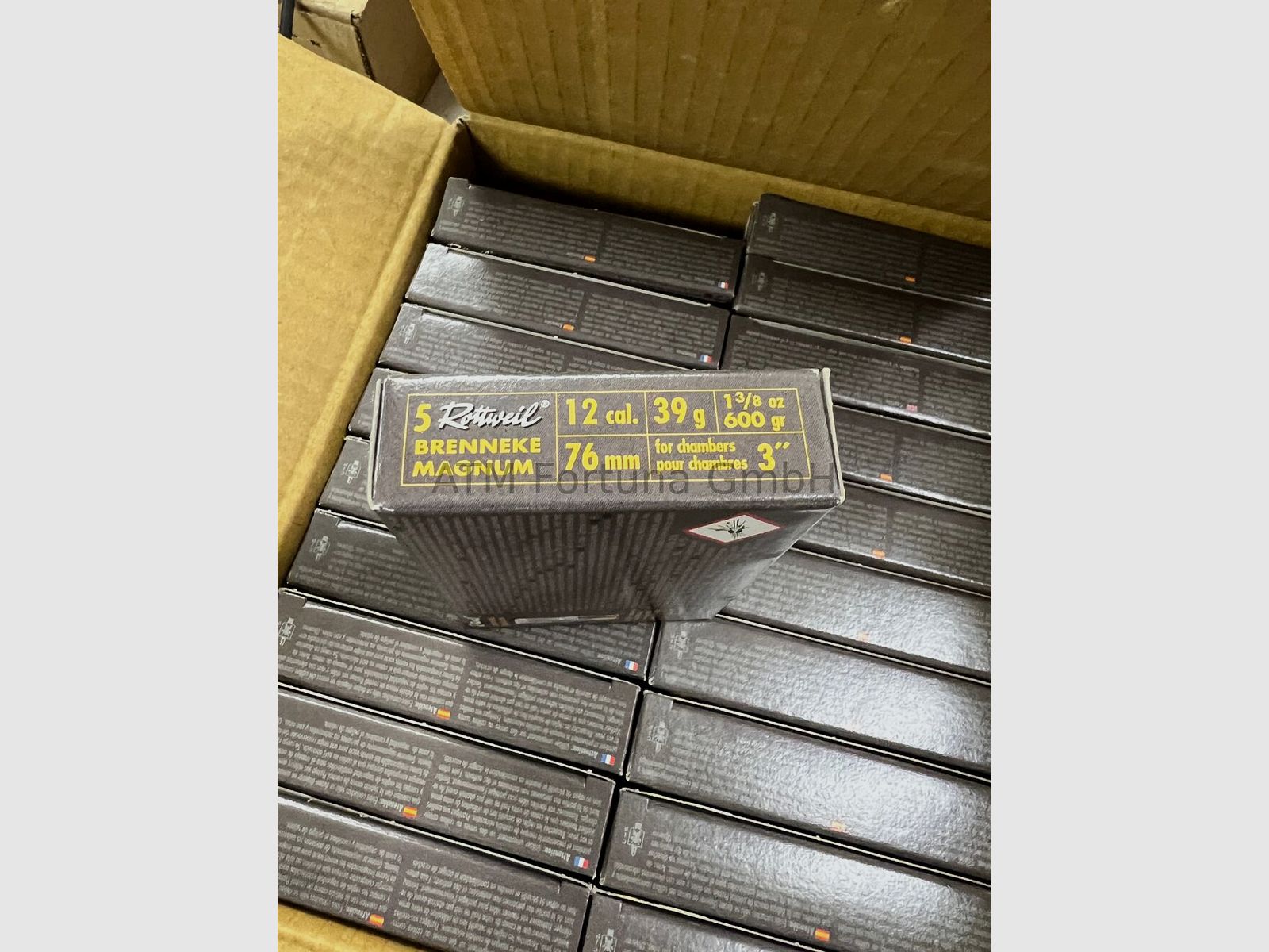 Brenneke Rottweil Rottweil 12/76 Magnum 39g 600gr Brenneke