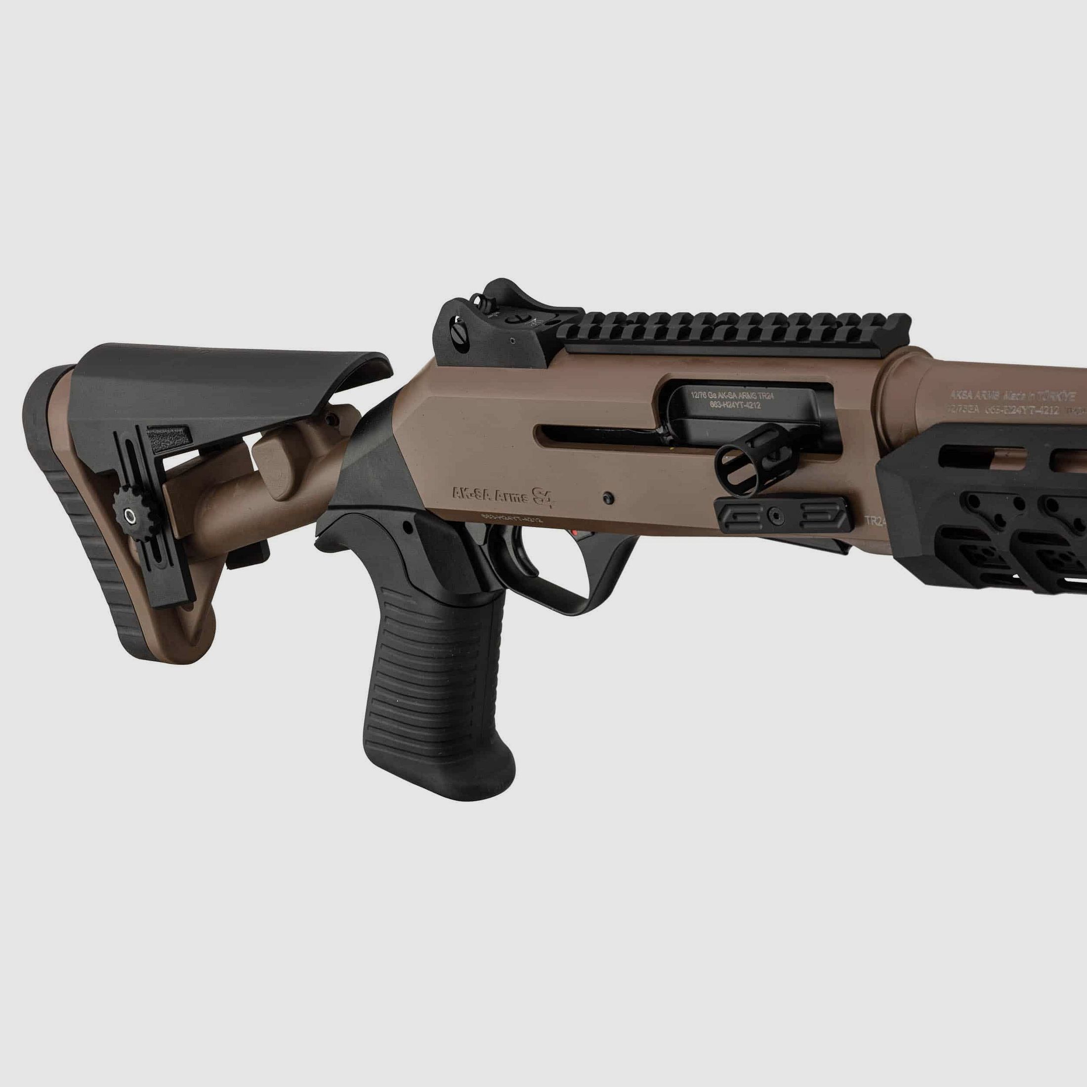 Fusil semi automatique AKSA ARMS S4 EXTREME Cal. 12/76 – TAN, image 7 sur 8