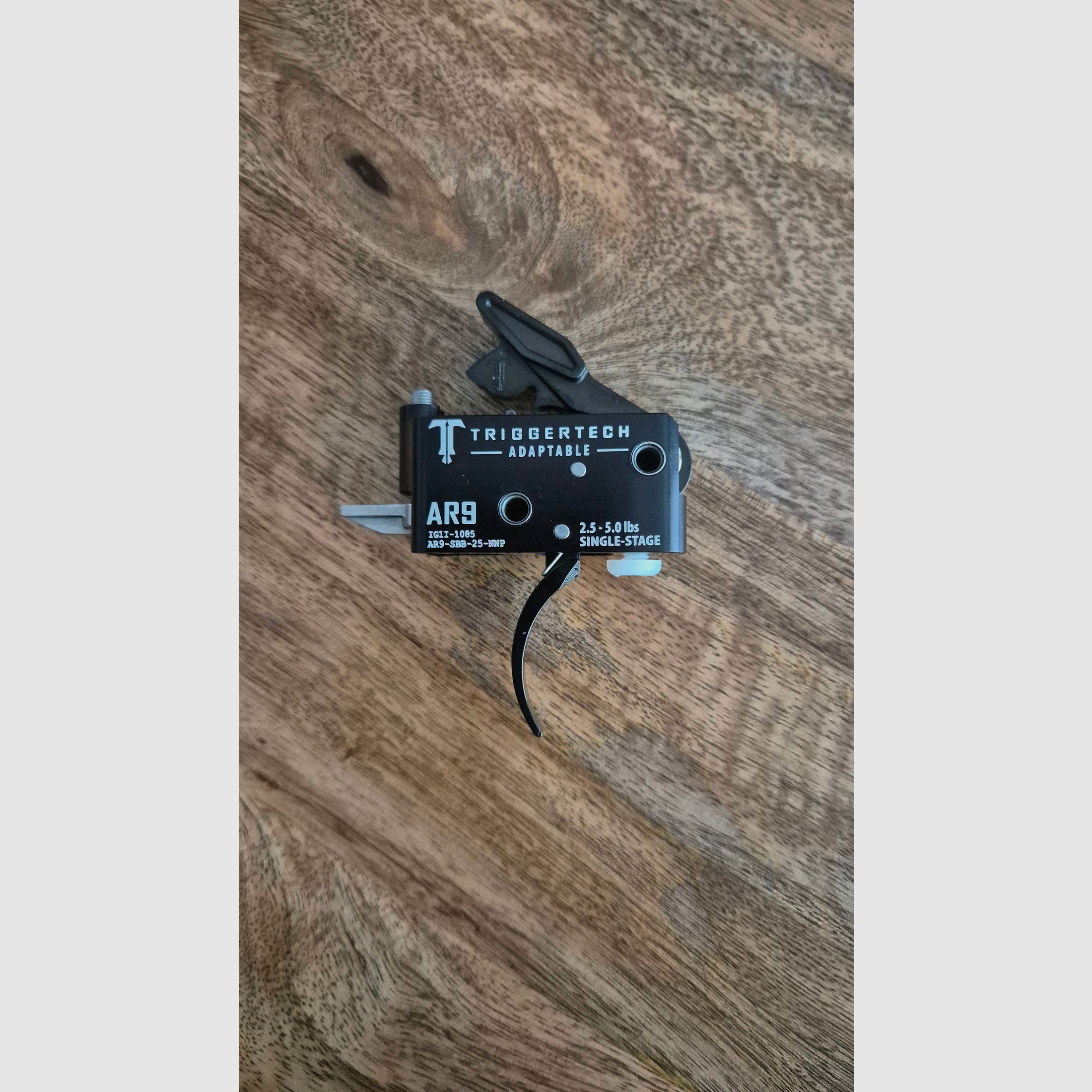 Triggertech AR9 - Single-Stage Black Adaptable Pro Curved