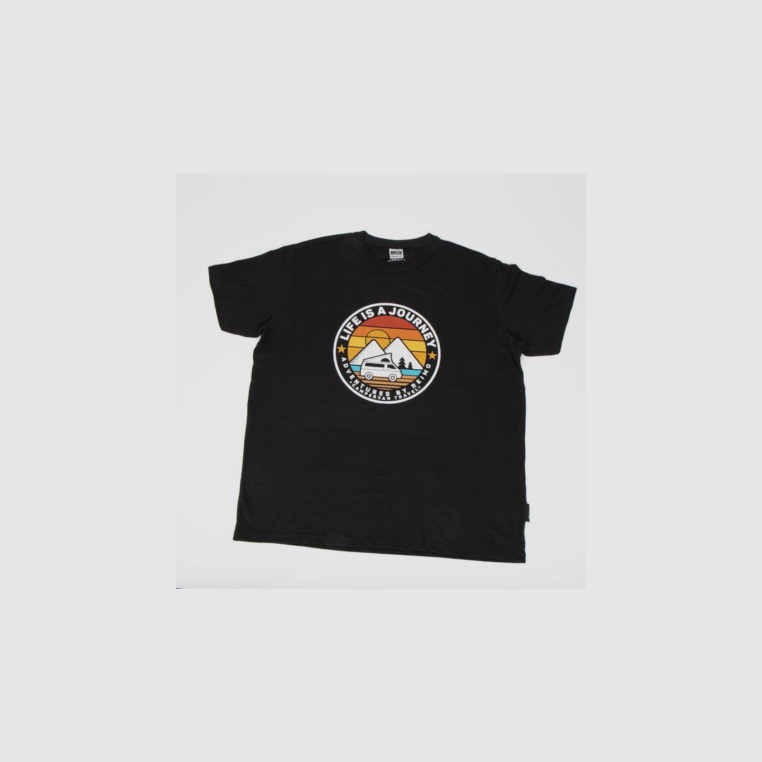 Reimo LIFE IS A JOURNEY Men's T-Shirt – Black, Size L, image 1 of 3