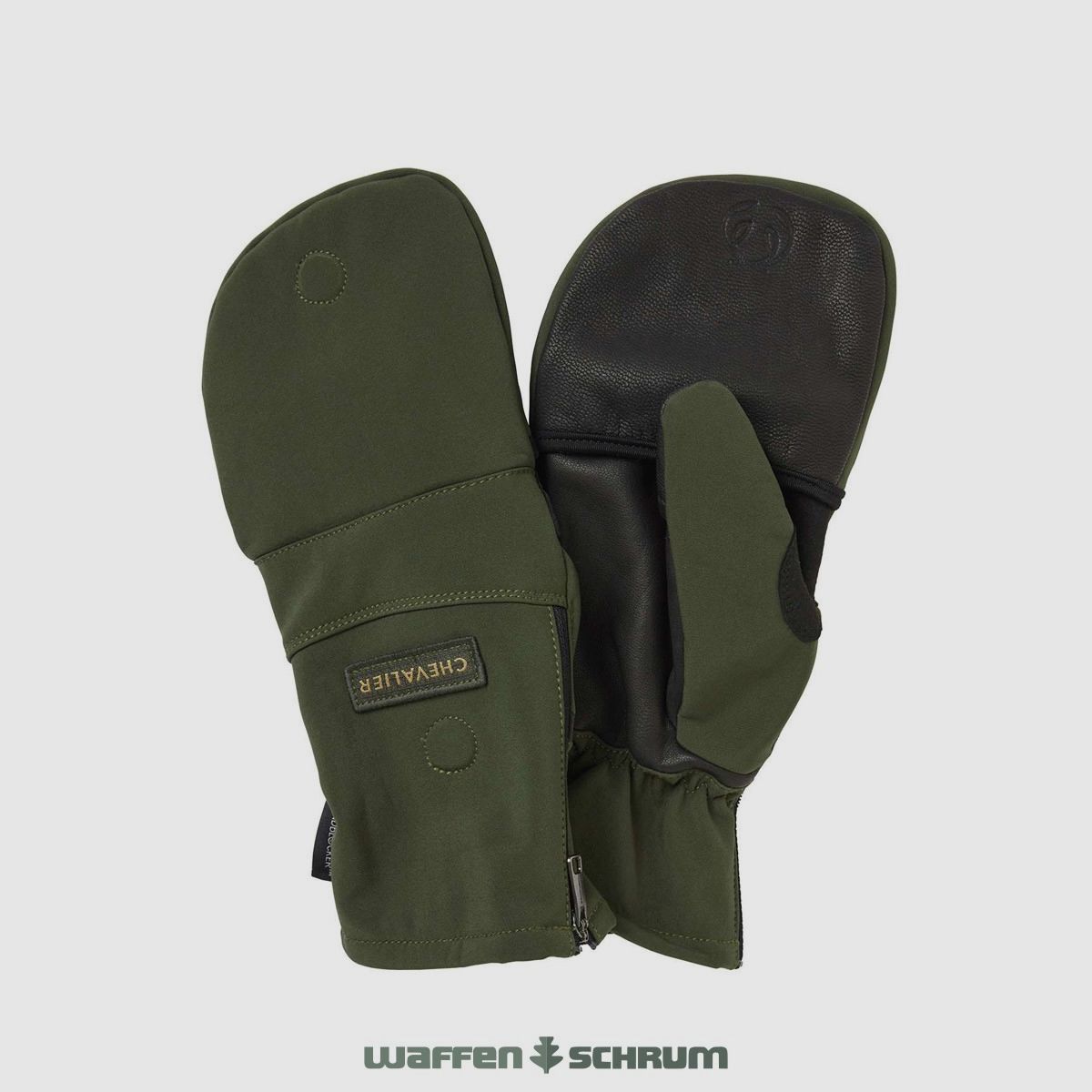 Guante de caballero Fäustlinge Nimrod Windblocker Verde Oscuro