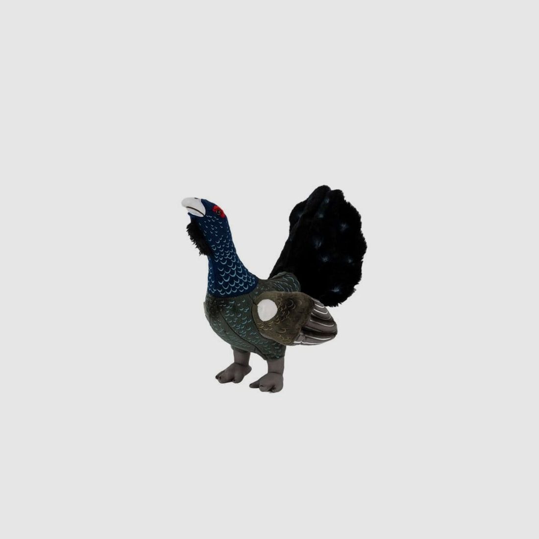 LivingActive Capercaillie Plush Toy 28 cm - Large Forest Bird Plush Toy