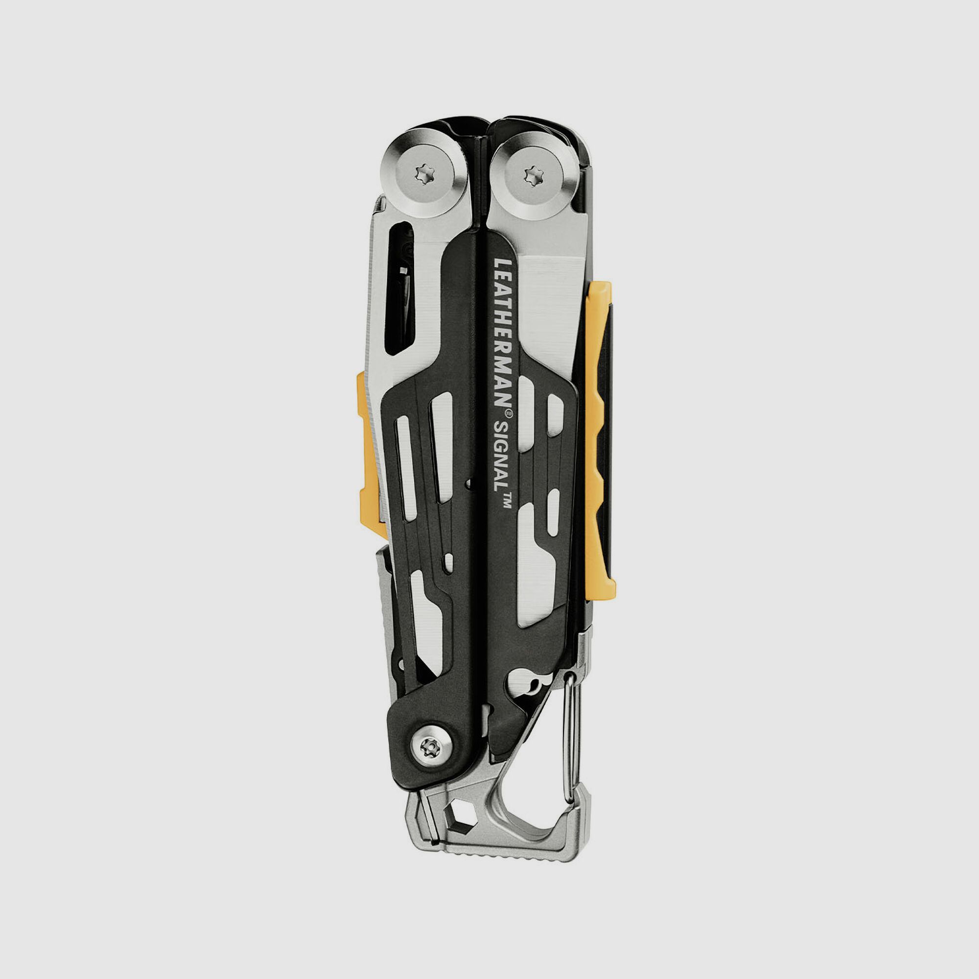 Leatherman SIGNAL Stainless, Molle Holster, Schwarz, L