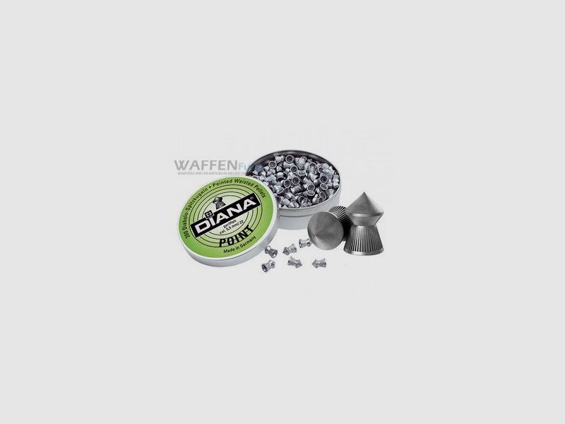 Diana pointed diabolo ribbed 4.5mm 500 pcs.