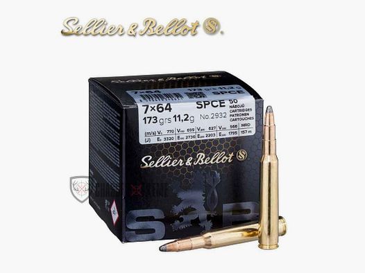 50 nabojów S&B kal. 7X64 173gr SPCE