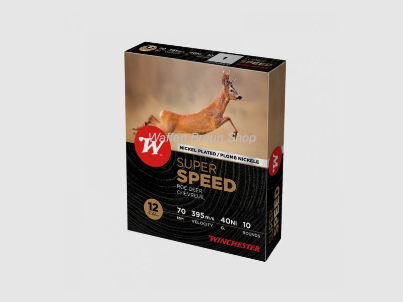 Winchester SUP SPEED G2 MAGNUM ,12-76, 20mm, 50g, P6, 10 Stück