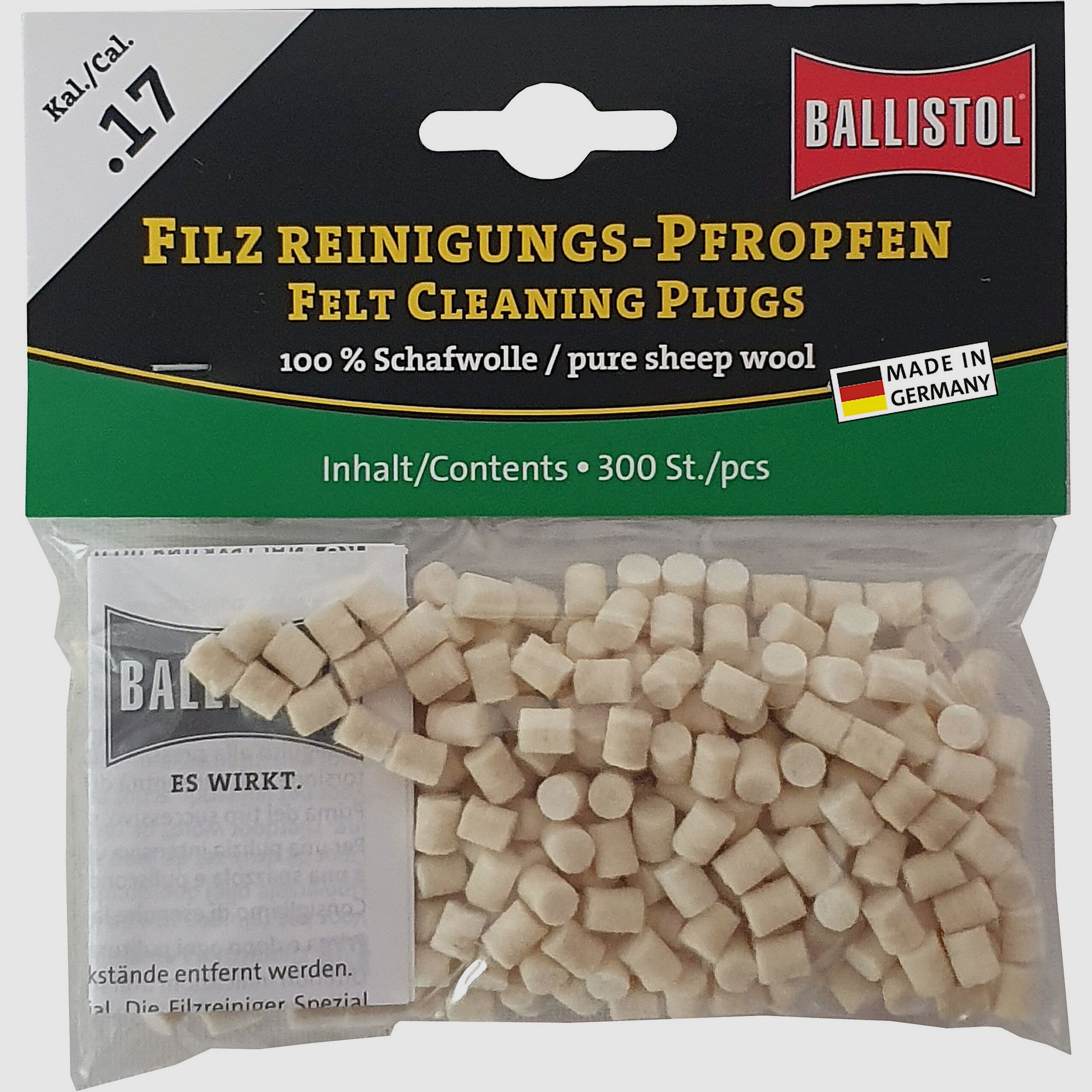 Tappo di pulizia in feltro Ballistol classico