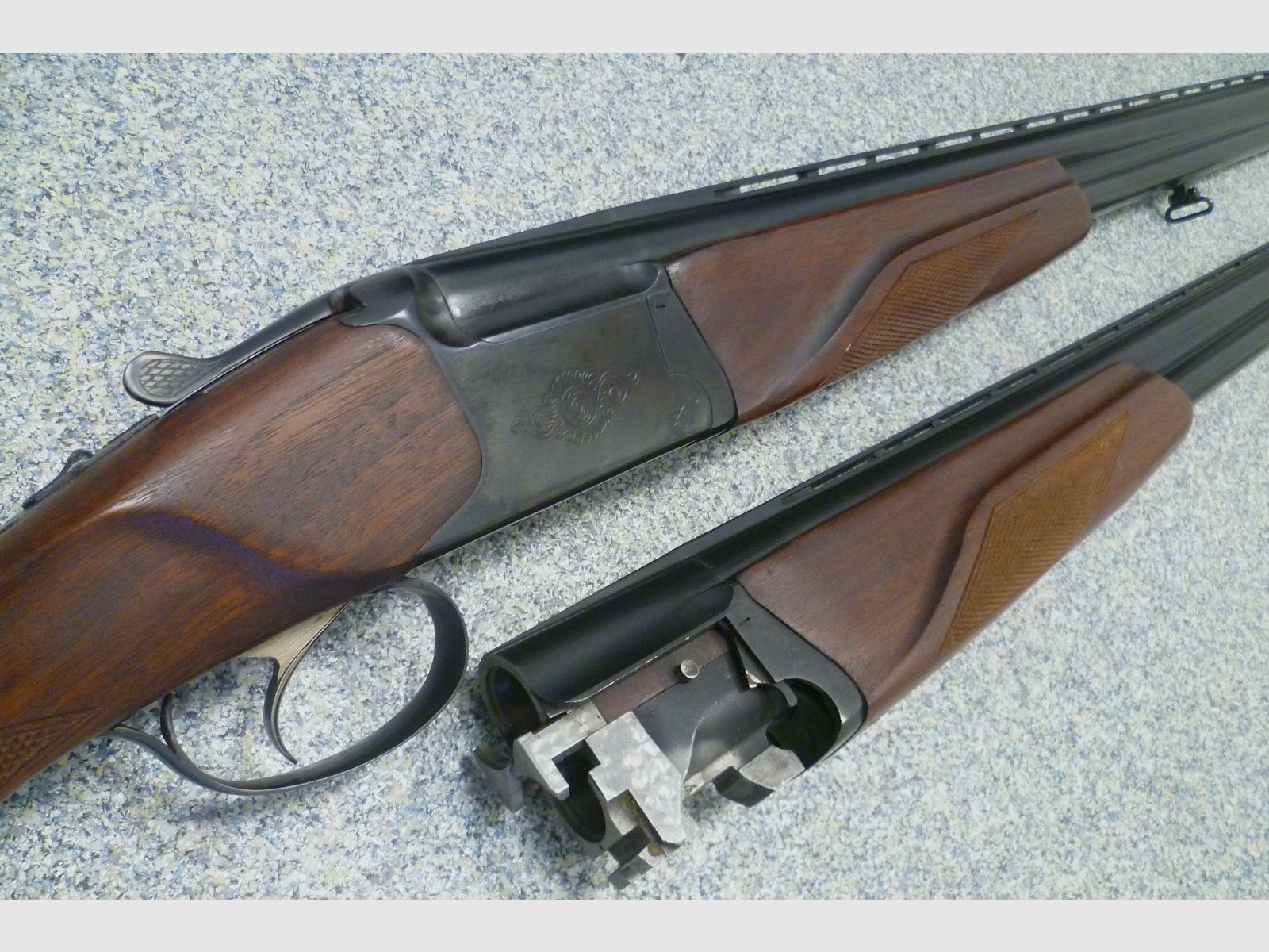 Bockdoppelflinte Baikal Tundra mit Austauschlauf 12/70
