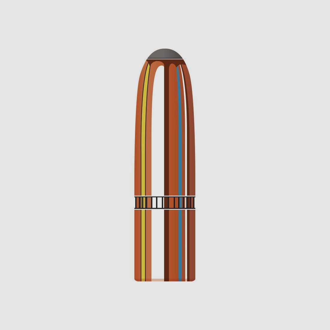 Pociski Hornady 338 (.338) RN 250gr 3330 (100 szt.)