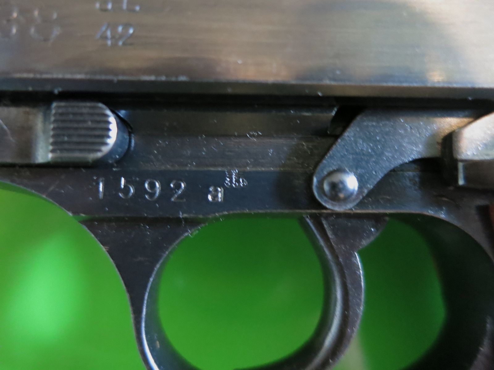 HP Walther P38 (P.38), Wehrmacht ac 42, WaA 359, 9 mm Luger, orig. Walther/Zella-Mehlis      #54-