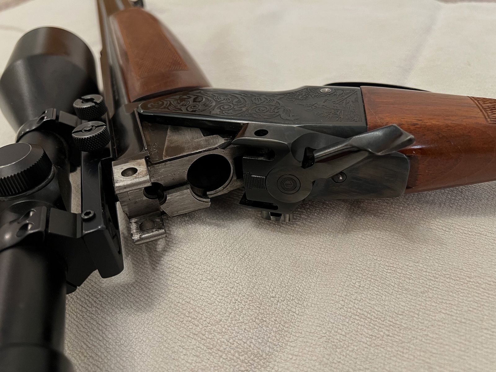 Bockbüchsflinte Bbf Zbrojovka BRNO ZH 307 Kaliber 12/70, .22Hornet ZF Lisenfeld 8x56 Spezial