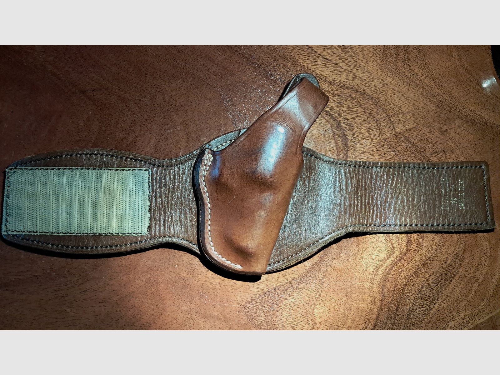 Bianchi  /   Bein  /  Knöchel holster   aus Leder  