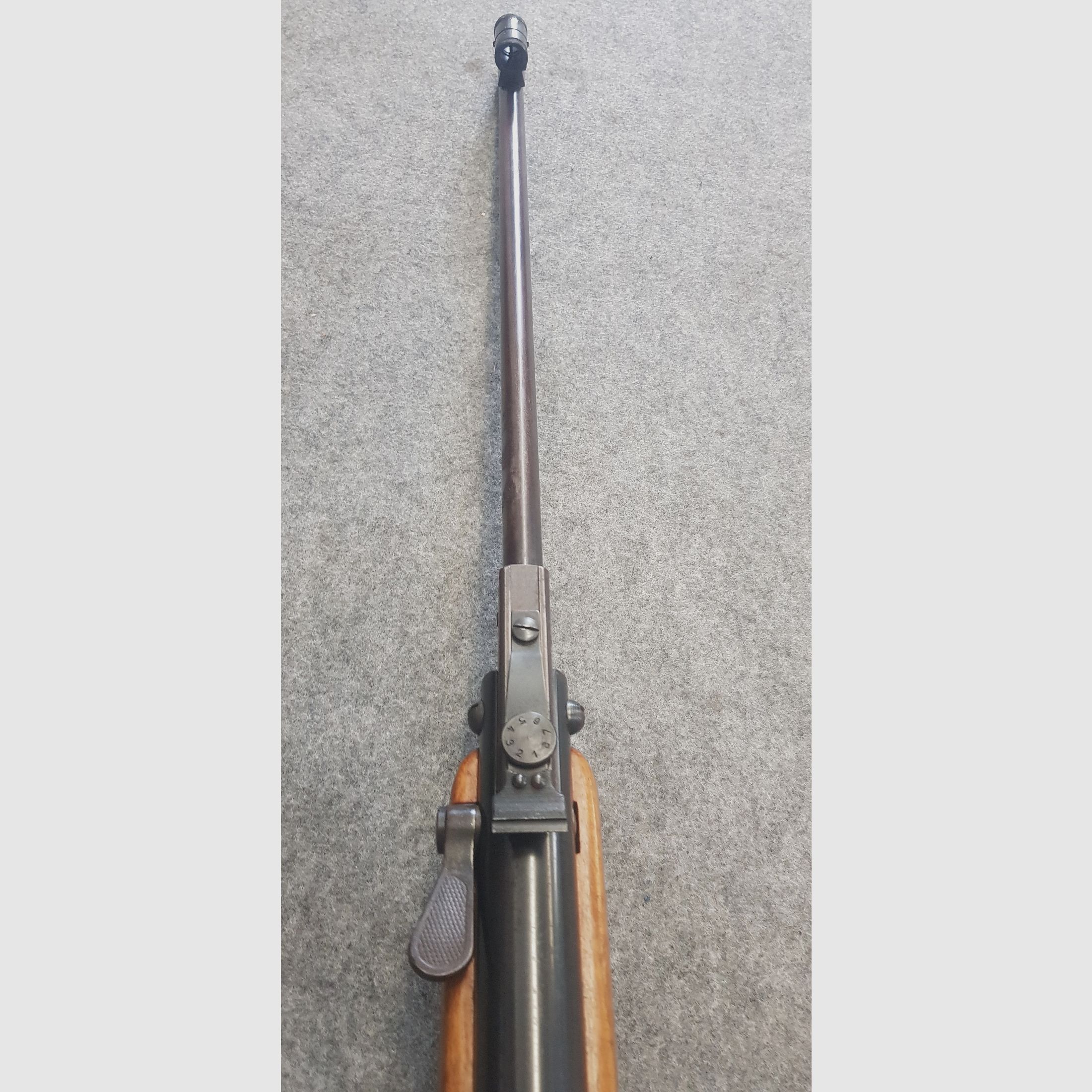 Sehr altes Weihrauch HW55 T  mit Tiroler Walnussschaft Knicker Luftgewehr  ohne F-Zeichen aus den 60iger Jahren cal. 4,5mm Diabolo