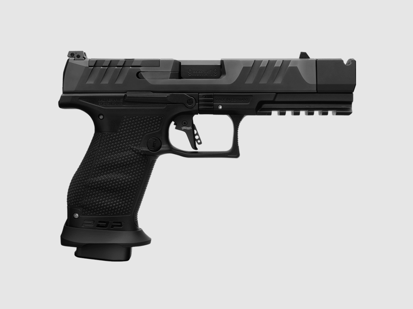 Walther PDP Pro-X Compact, 9mm Para, 4,6" Lauf mit PMM Compensator, 18 Schuss, Magwell, Dynamic Performance Trigger
