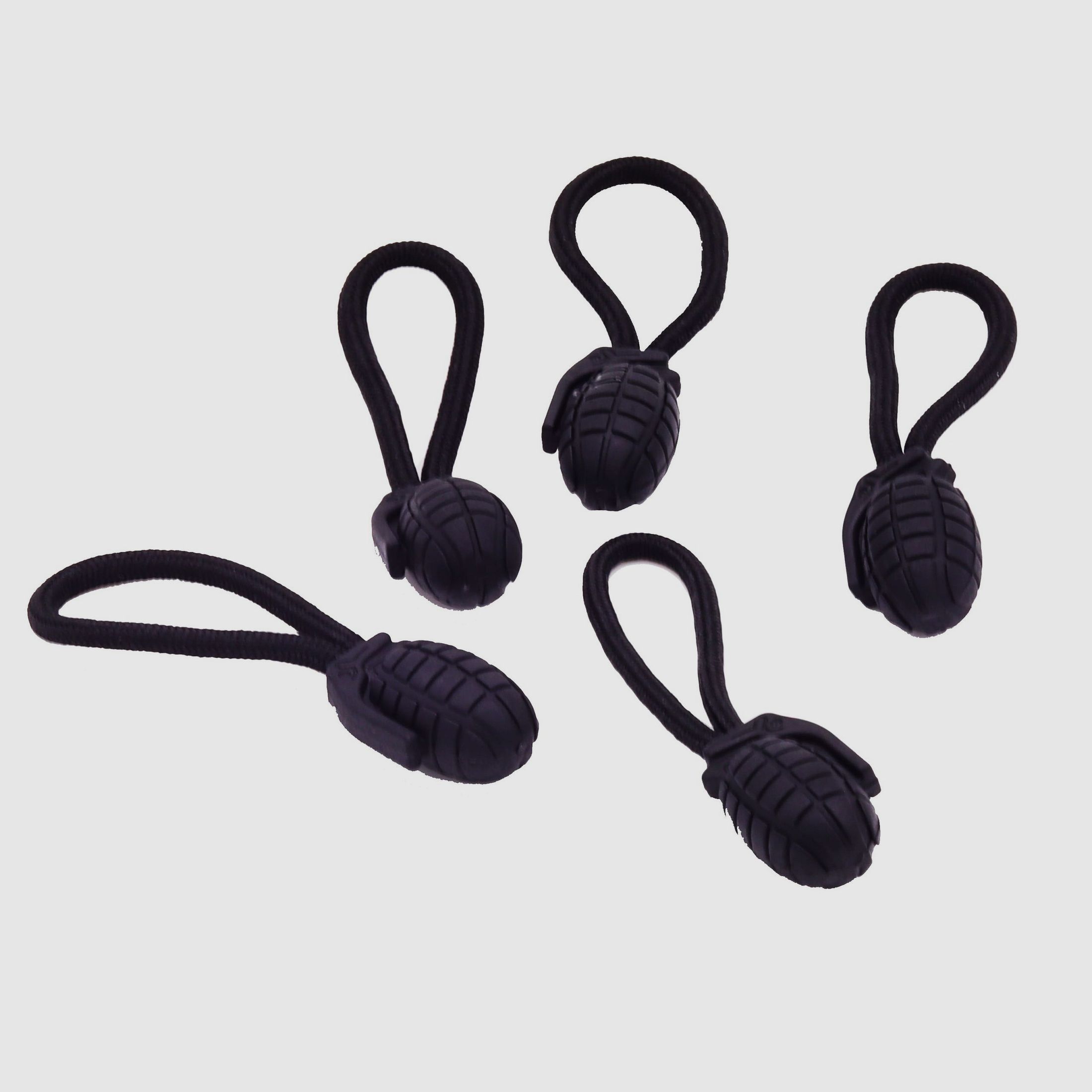 Mil-Tec Anello Estrazione Granata 5pz. - Nero