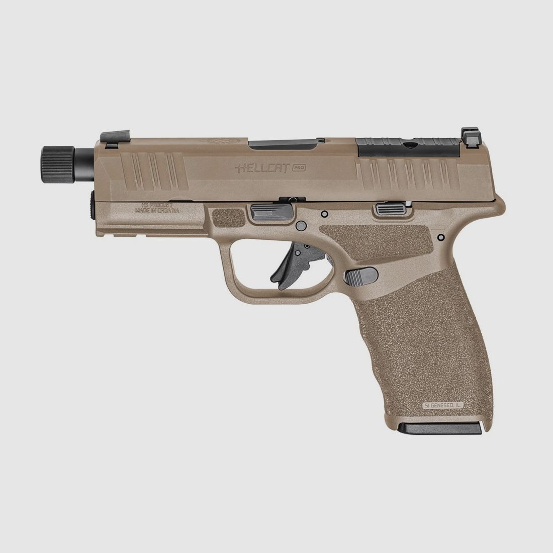 HS Hellcat Pro OSP 4,4" Desert FDE Threaded Barrel