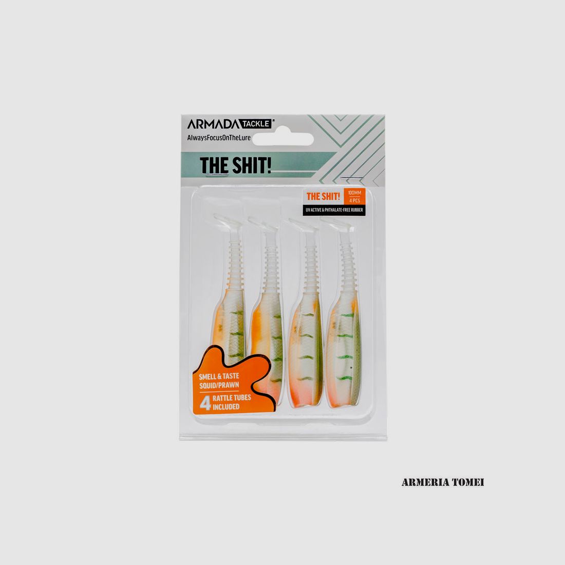 ARMADA TACKLE – THE SHIT! Hollow Perch 100mm – 4pcs