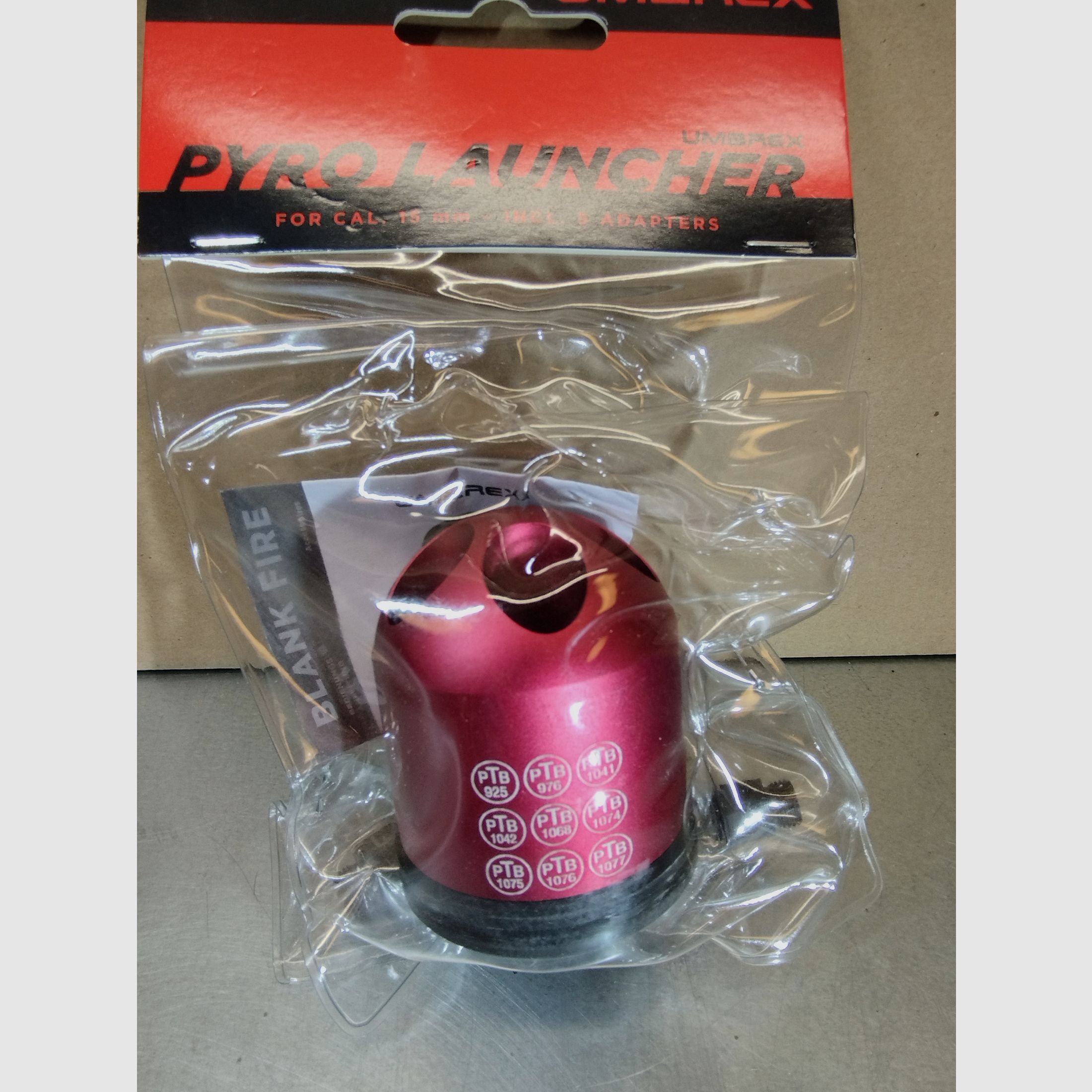 Umarex Pyro-Launcher 5er - Abschuss + Adapter C,I,K,L,M NEU & OVP!!!