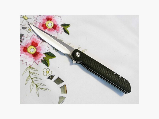 LUXHEIM-Slider-Taschenmesser 5Cr13-Edelstahl Liner Lock-Einhandmesser Scharf NEU