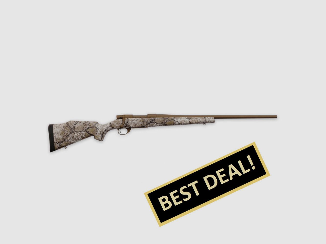 Weatherby VANGUARD BADLANDS .30-06 SPRING 22"/56CM BRONZE CERAKOTE M14X1
