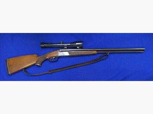 Drilling Heym with steel boxlock, SEM Kahles scope and insert barrel