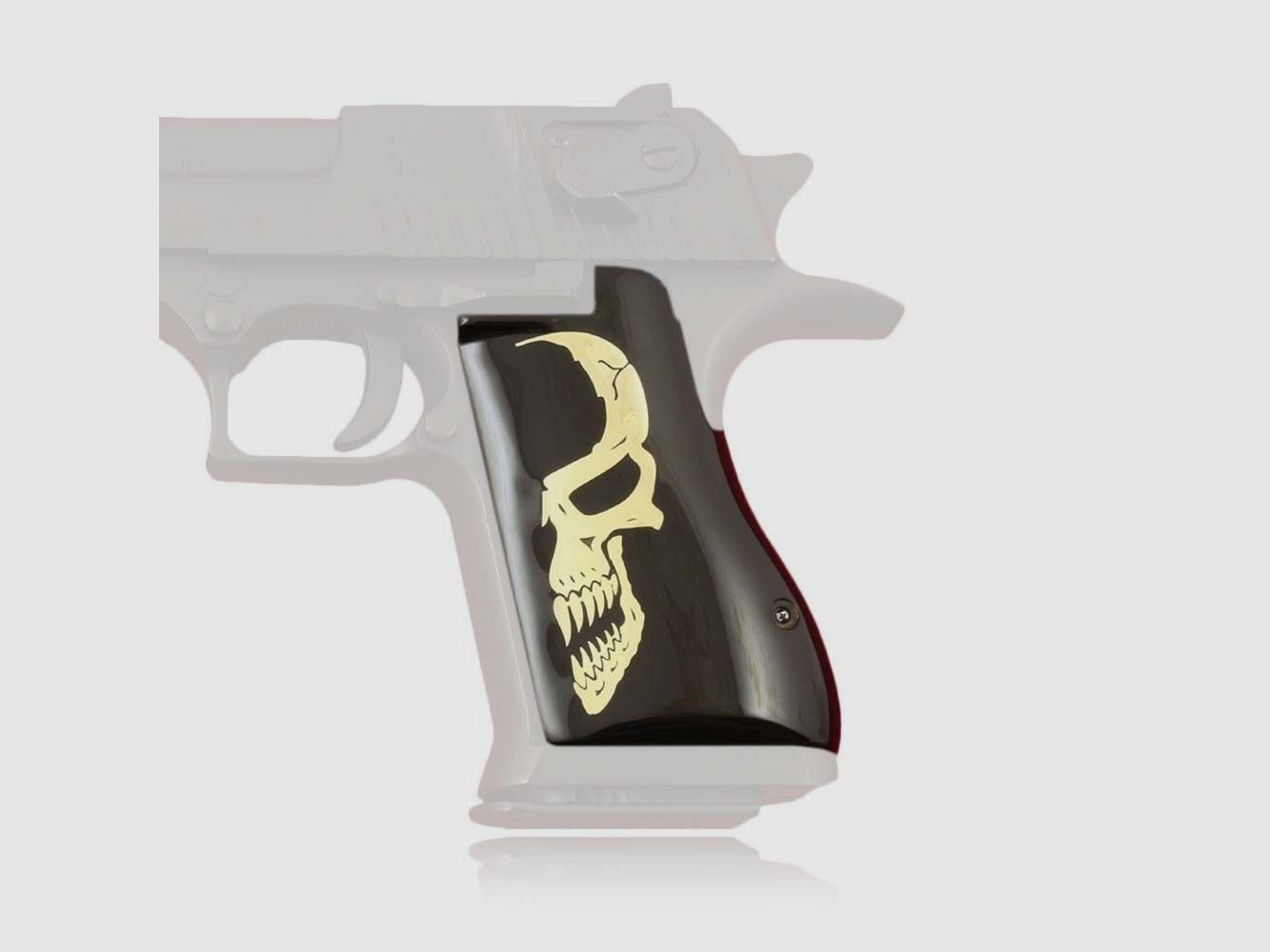 KSD Grips Griff Acrylic Schwarz Skull