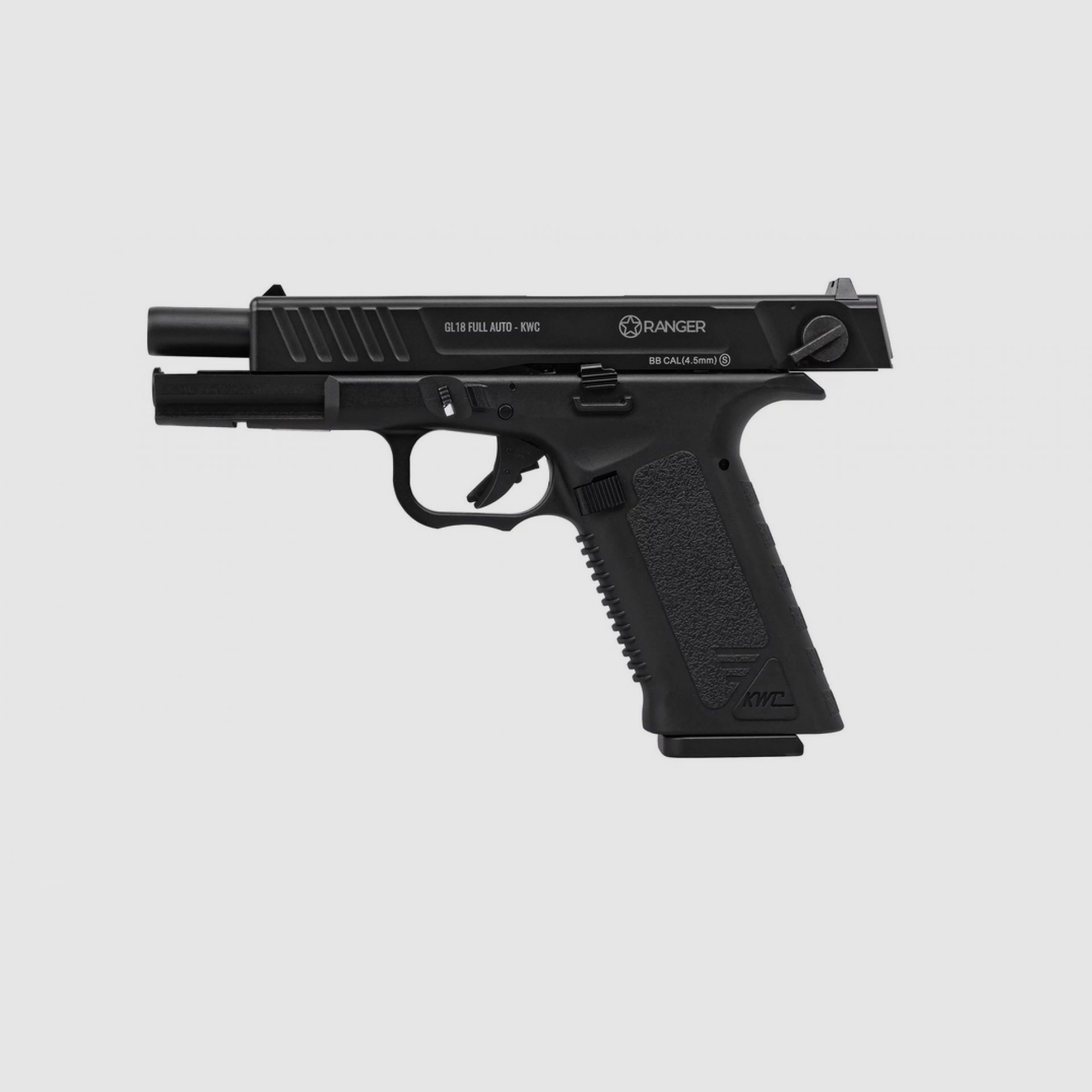 Pistola de aire comprimido RANGER GL18 FULL AUTO BLOWBACK cal. 4,5 mm BB, 18 disparos, KWC, imagen 2 de 6