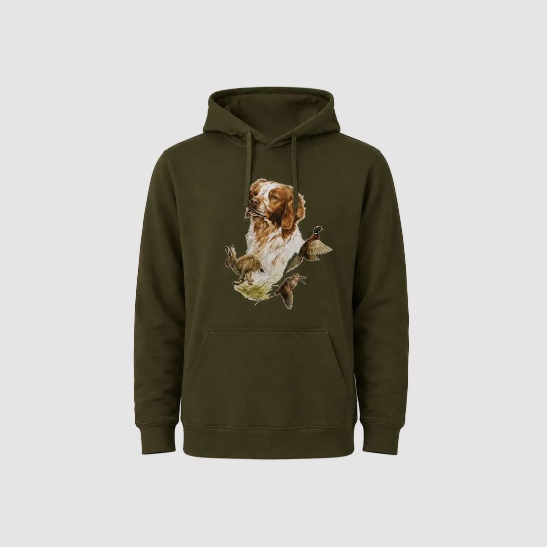 Kapuzenpullover Khaki Epagneul Bartavel®, Bild 2 von 12