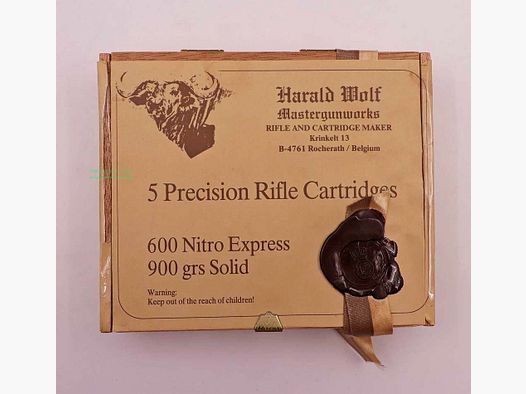 Harald Wolf, Belgium cartridge cases