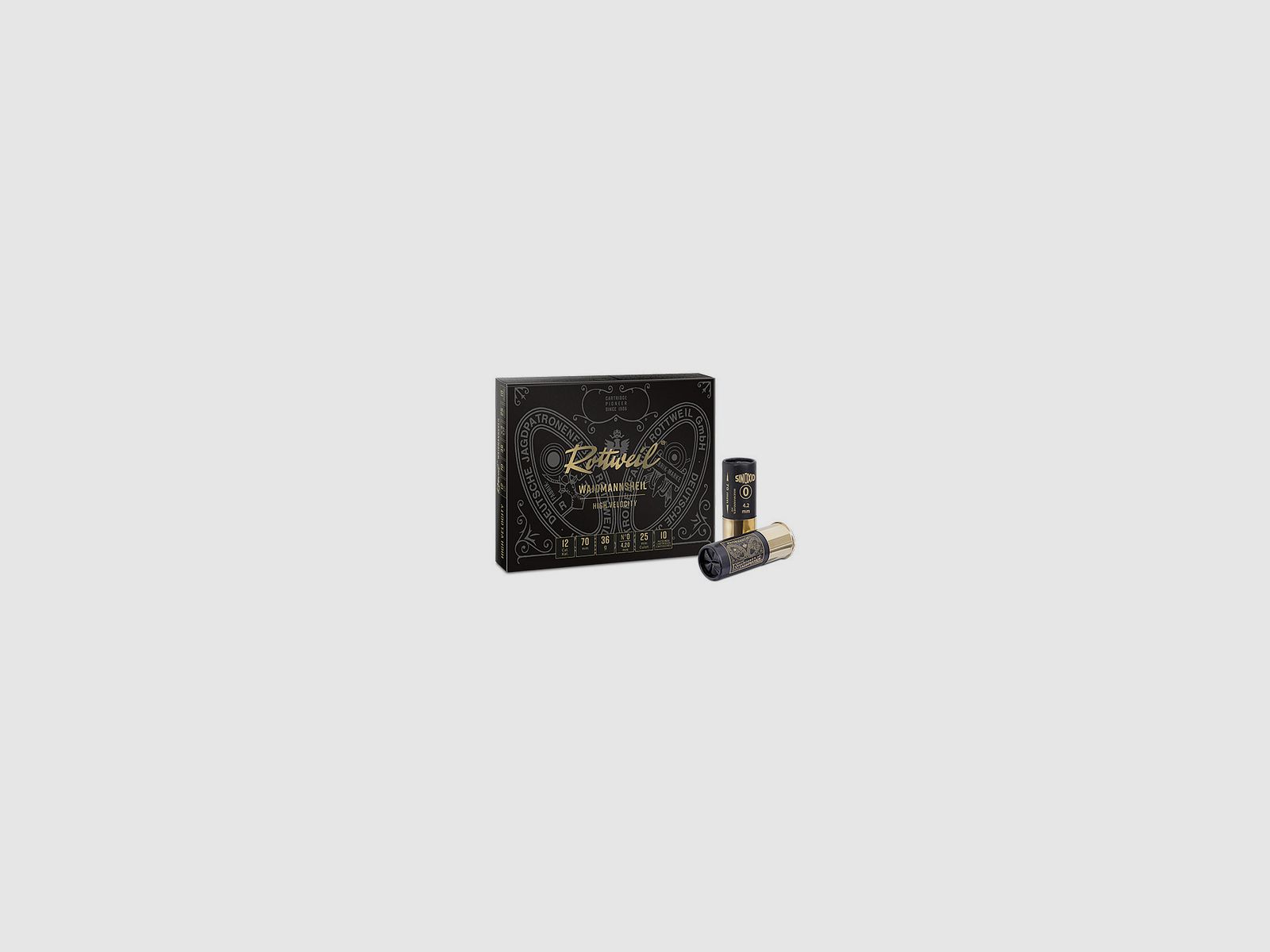 Rottweil Waidmannsheil HV - 12/70 - No. 2 - 3.7mm - 36g