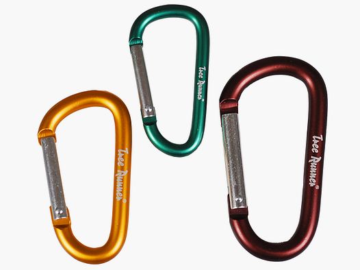 Tree Runner Material Carabiner TriColor, 3-piece set