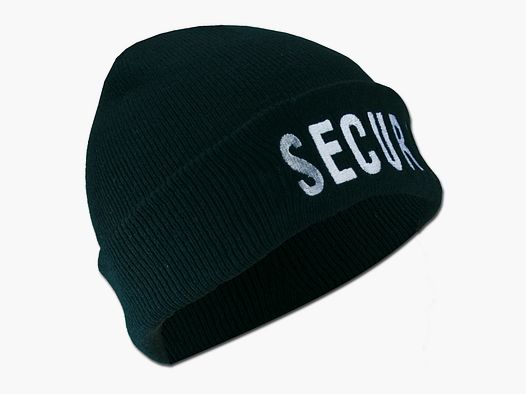 Mil-Tec Rollmütze SECURITY schwarz