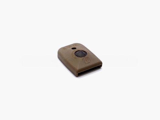 DPM MFPD-GL/2 cargador Placa de piso con rompecristales para GLOCK 21/30/37/38/39 Calibre .45 Auto/.45 G.A.P. Bronceado del desierto de polímero