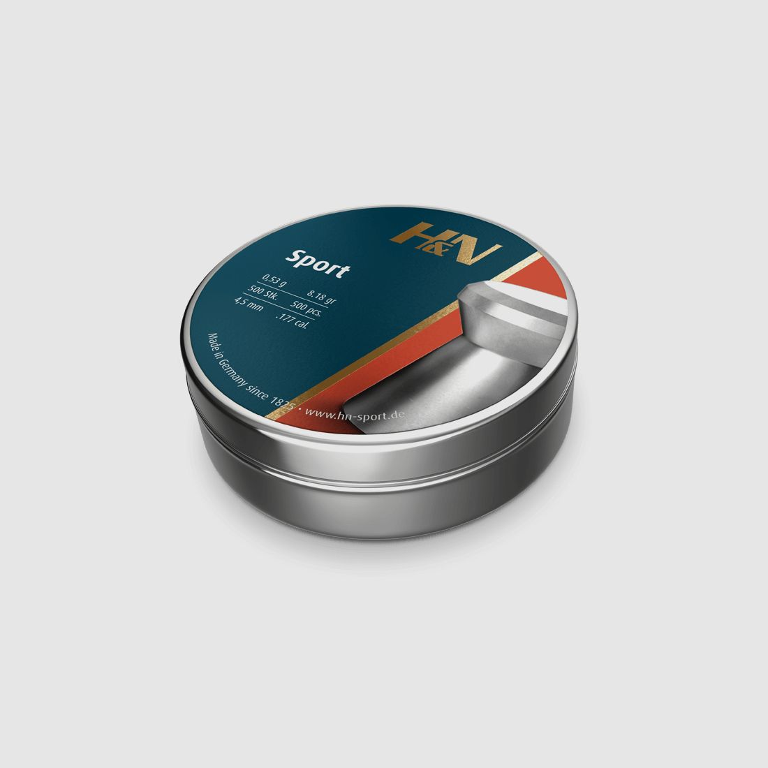 H&N DIABOLO 4,5 MM SPORT 0,53 G 500 STK, Bild 1 von 2