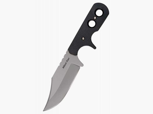 Cold Steel Mini Tac Bowie Neck Knife Messer mit glatter Klinge