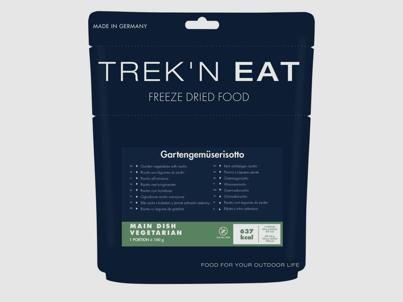 TREK'N EAT Risotto z warzywami ogrodowymi 160g Veggie
